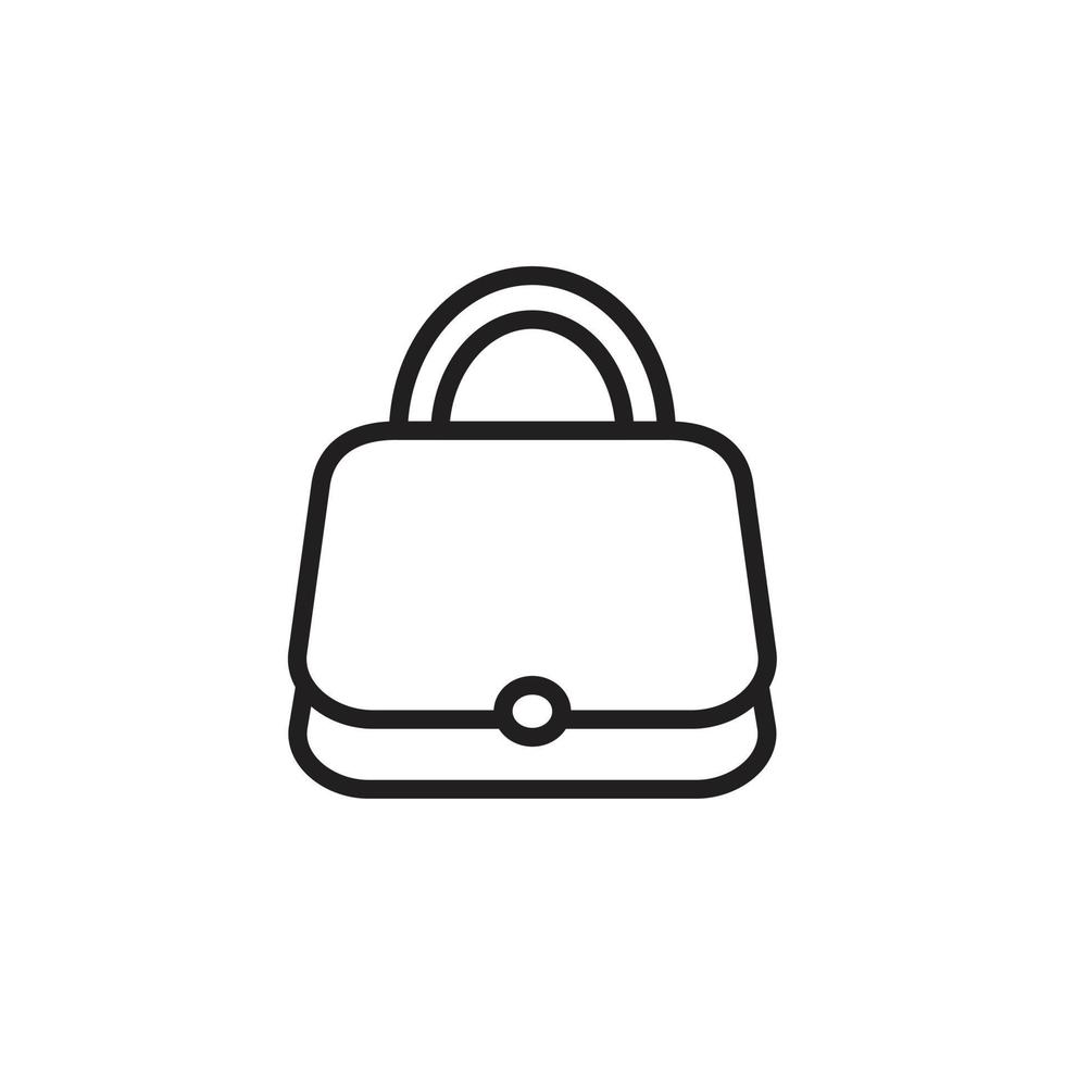 handbag-icon-template-black-color-editable-handbag-icon-symbol-flat-illustration-for-graphic-and-web-design-free-vector